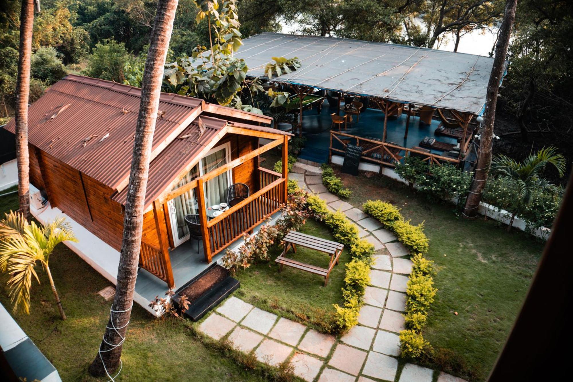 Tranquill Riverside Luxury Cottages With Bathtub, Кандолим Экстерьер фото